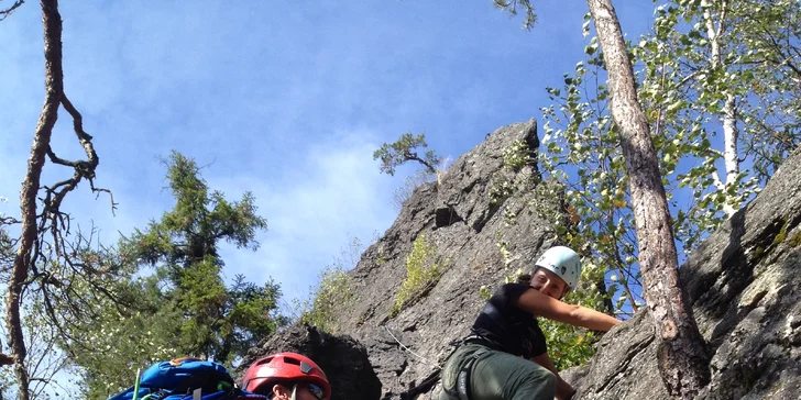 Via Ferrata: kurz pohybu po zajištěných cestách na Vodní bráně u Semil