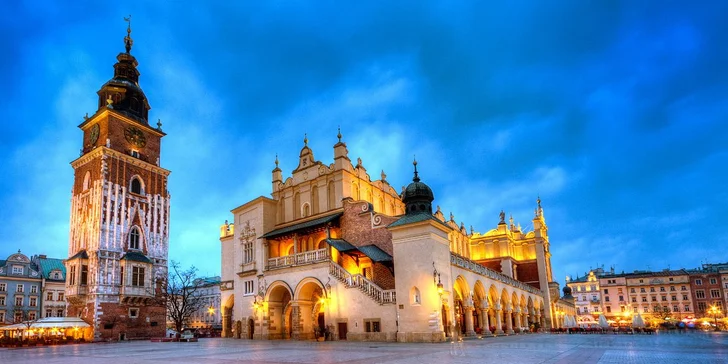 4* pobyt se snídaní v historickém Krakově: vstup do bazénu a sauny