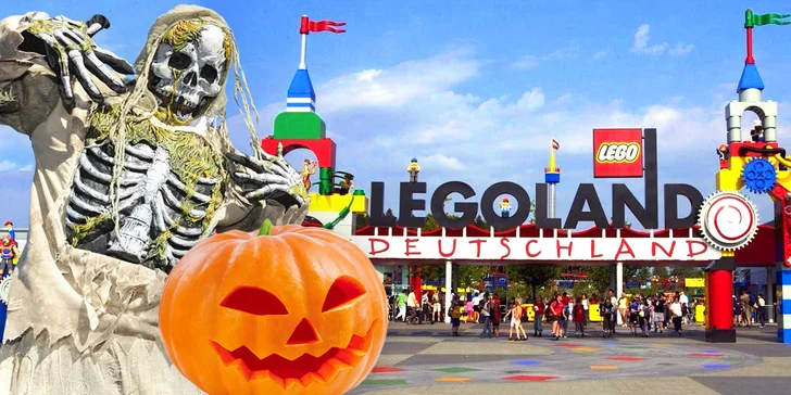 Halloween v německém Legolandu: doprava autobusem i vstup na atrakce