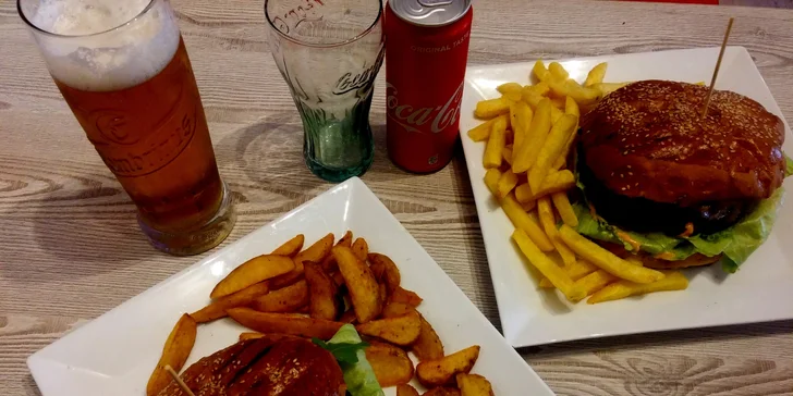 Pochutnejte si na poctivých burgerech.