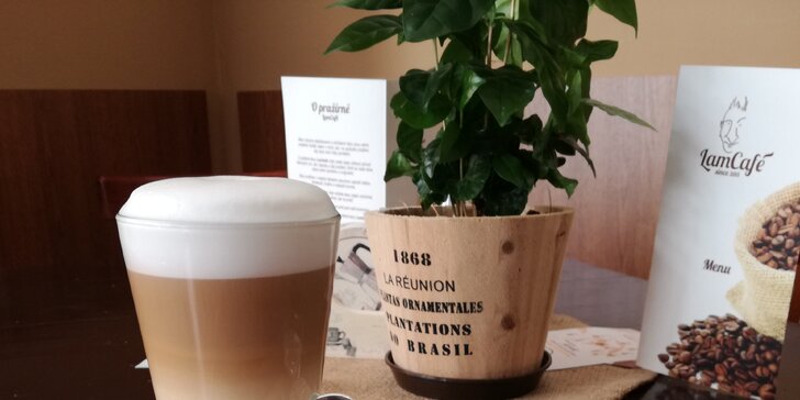 Protože jedna nikdy nestačí: 10x káva dle výběru v LamCafé