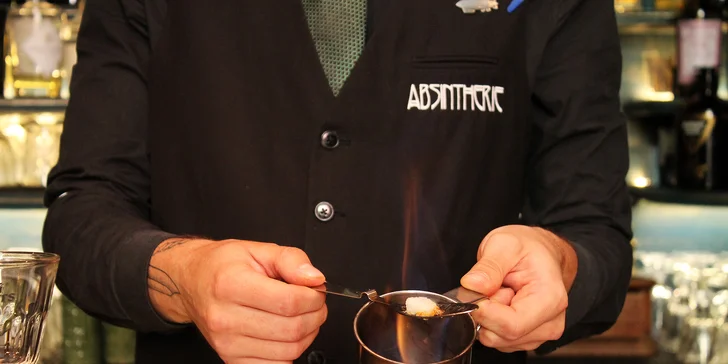 Zajděte si na drink: otevřený voucher do Absintherie v hodnotě 400 či 800 Kč