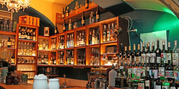 Zajděte si na drink: otevřený voucher do Absintherie v hodnotě až 1200 Kč
