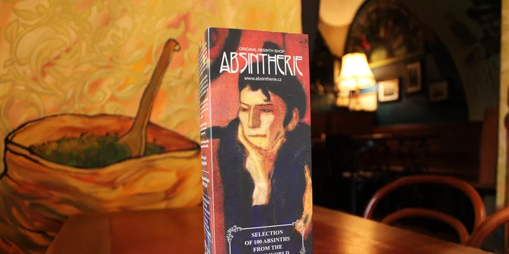 Zajděte si na drink: otevřený voucher do Absintherie v hodnotě 400 či 800 Kč