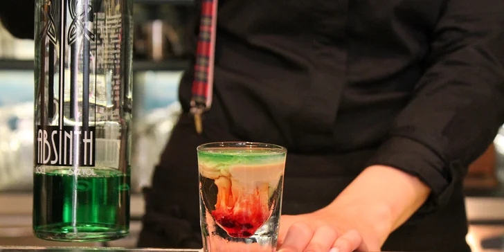 Zajděte si na drink: otevřený voucher do Absintherie v hodnotě až 1200 Kč