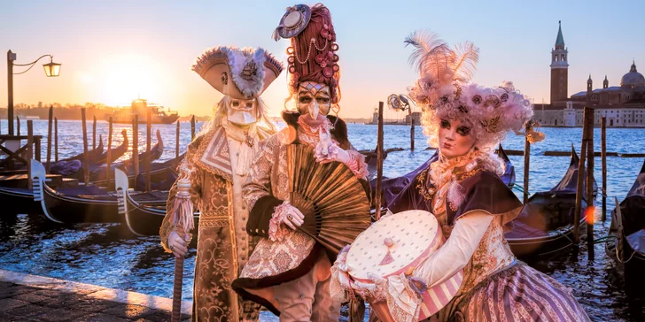Výlet na nejslavnější evropský karneval v Benátkách – odjezdy z Čech