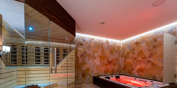 Každý den si vychutnáte 3 hodiny ve wellness.