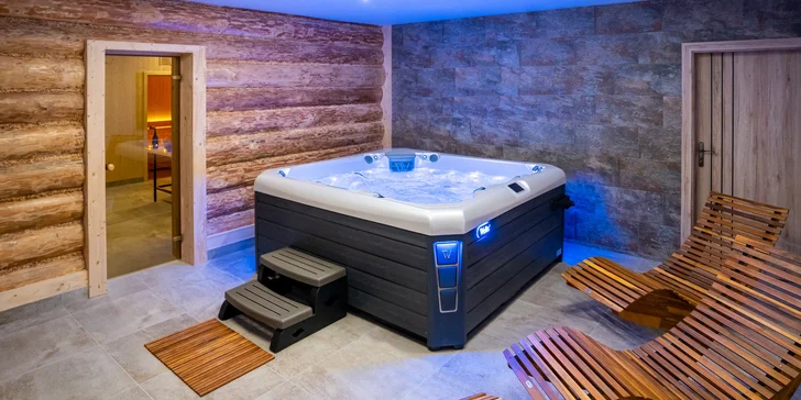V rámci pobytu se můžete těšit i na 90 minutový privátní vstup do wellness.