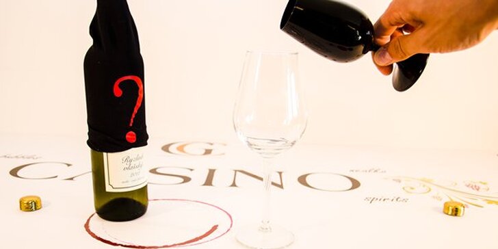 Degustace hrou: 60–120 min. Wine Casina se službami sommeliera pro 3–6 os.
