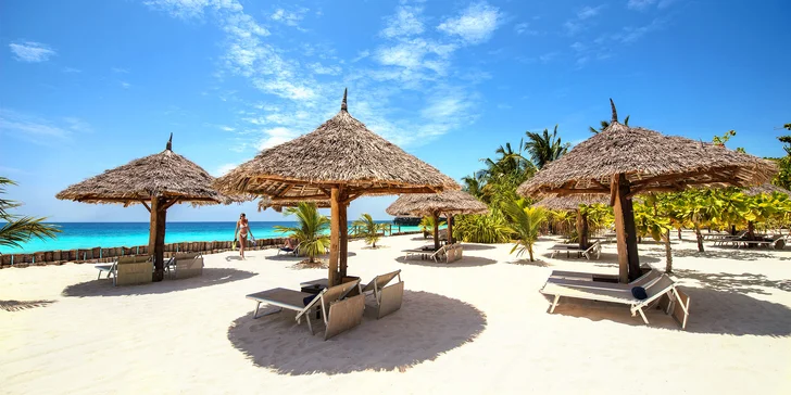 Exkluzivní 5* hotel u nejkrásnější pláže Zanzibaru: 6-12 nocí a česky hovořím delegátem