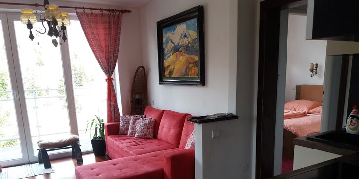 Pobyt v apartmánu ve Vysokých Tatrách s neomezeným privátním wellness
