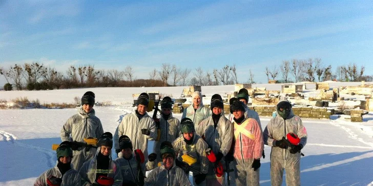 3 nadupané hodiny paintballu na hřišti s rozlohou 10 000 m² - i pro partu