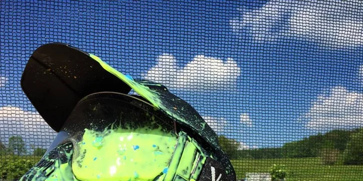 3 nadupané hodiny paintballu na hřišti s rozlohou 10 000 m² - i pro partu