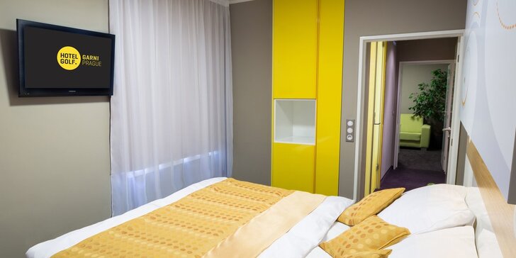 Krásný 4* hotel na dosah centra Prahy: 3chodová večeře i wellness procedury