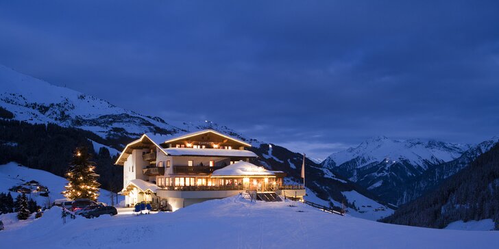 Lyžování u rakouského ledovce Hintertux: hotel u sjezdovky, polopenze i neomezený wellness