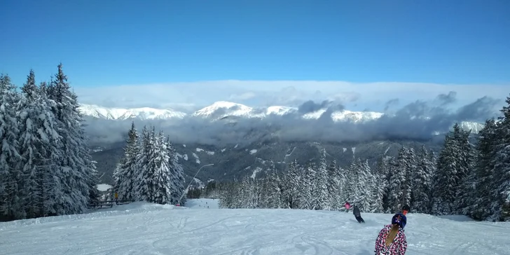 1denní lyžování v rakouských Alpách ve skiareálu Semmering - Stuhleck