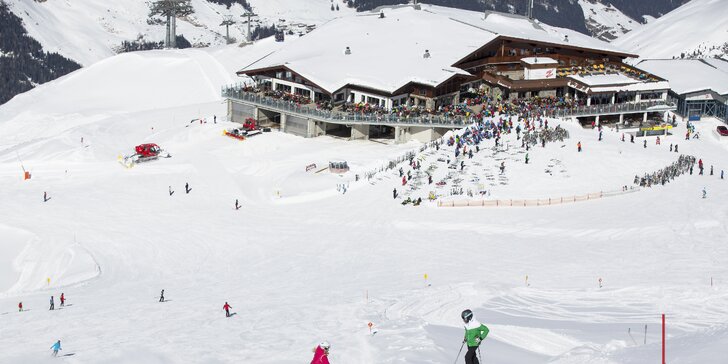 Lyžování u rakouského ledovce Hintertux: hotel u sjezdovky, polopenze i neomezený wellness