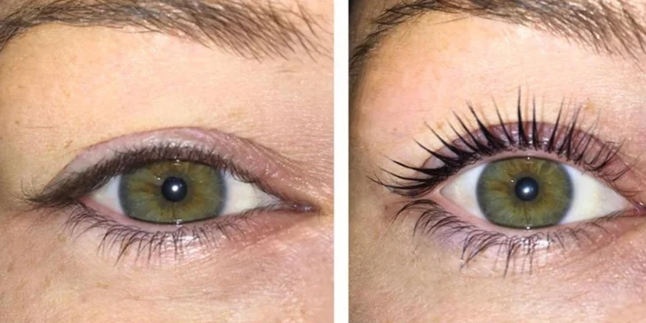 Prodlužování řas, lash lifting i rekonstrukce a barvení obočí
