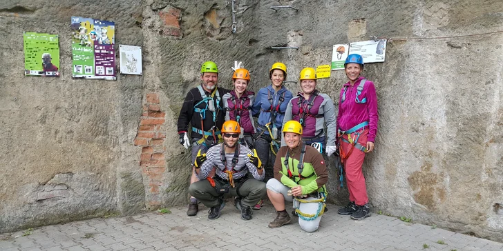 Pro horolezecké dobrodruhy: půldenní kurz bezpečného via ferrata lezení v Děčíně pro začátečníky