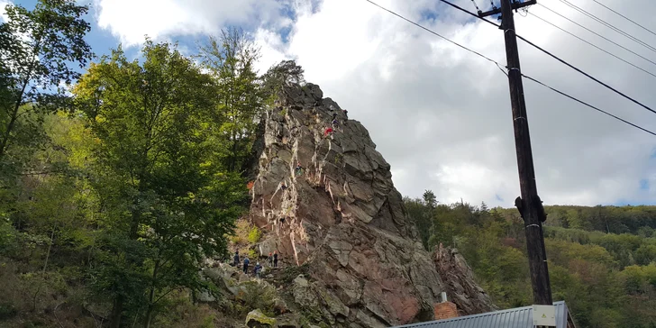 Zdolejte Vír na Vysočině: 3 hod. via ferrata lezení s trenérem pro jednoho
