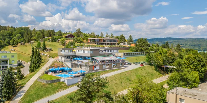 Relax u Brněnské přehrady: snídaně nebo polopenze, wellness i bazén