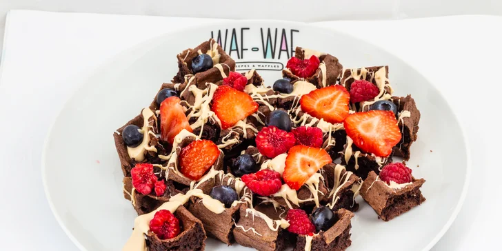 Snídaňové menu v bistru Waf-Waf: sladké i slané vafle, lívance a nápoje