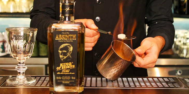 Zajděte si na drink: otevřený voucher do Absintherie v hodnotě až 1200 Kč