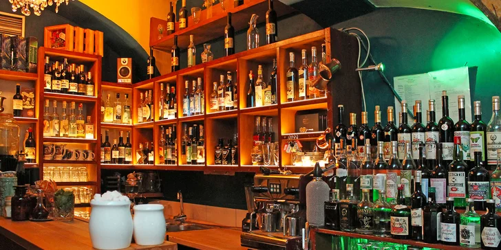 Zajděte si na drink: otevřený voucher do Absintherie v hodnotě 400 či 800 Kč