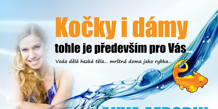 Zdravý Aqua aerobic na Ponávce vhodný pro všechny