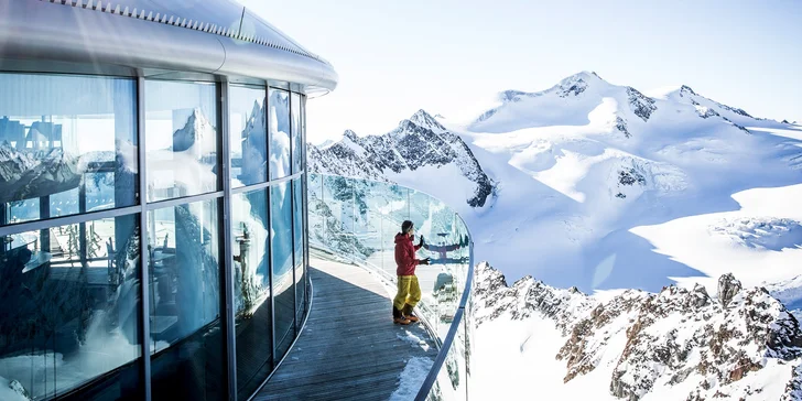 1denní lyžování: střediska Sölden i Stuhleck, ledovce Hintertux, Pitztal, Stubai