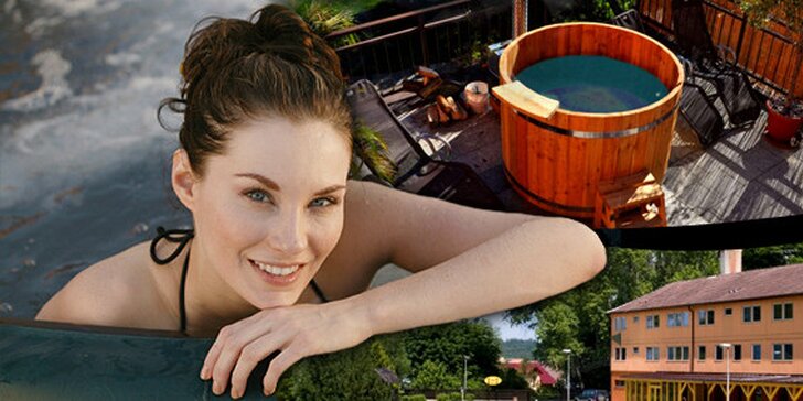 1595 Kč za třídenní wellness pobyt pro DVA v Hluboké nad Vltavou. Horké koupele, přírodní sauna, vířivka a sleva 45 %.