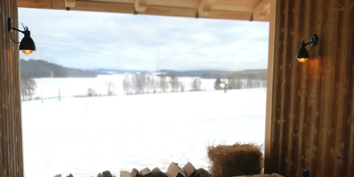 Jako na šlechtickém sídle: krásné apartmány na Lipně a panoramatická sauna