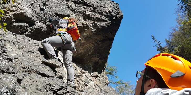 Zážitkové Via ferrata lezení s trenérem v Táboře