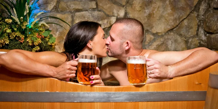 Pobyt se snídaní i večeří, pivním wellness a neomezenou konzumací piva