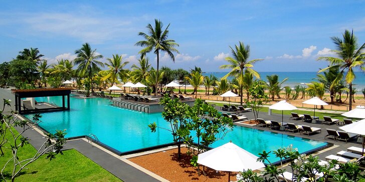 4* resort na pohádkové Srí Lance: 6–12 nocí, vodní sporty a krásná pláž, 1 dítě do 5,99 má pobyt zdarma