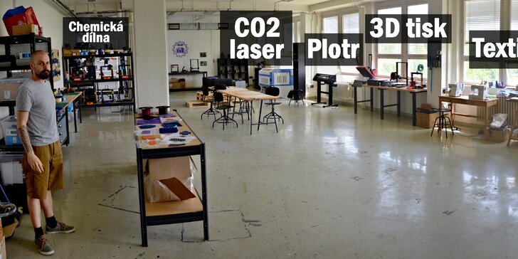 Kreativní kurzy: 3D tisk a laser, potisk triček a šití i výroba z kůže a gravírování
