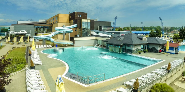 Hotel AquaCity Riverside*** so vstupom do aquaparku a extra vstupom do Wellness centra AquaCity Poprad