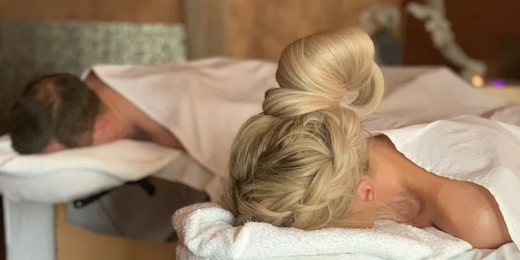 90minutovou masáž si užijete po wellness. 