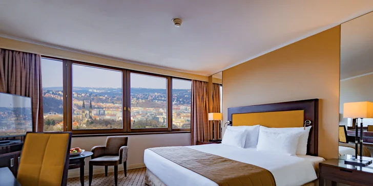 Za příplatek můžete mít pokoj Superior s panoramatickým výhledem.