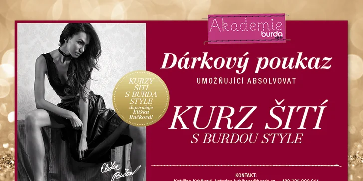 Kurzy šití s časopisem Burda Style pro začátečníky i pokročilé švadlenky