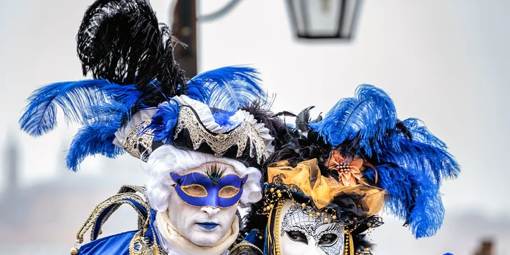 Proslulý karneval v romantických Benátkách vč. ubytování na 1 noc se snídaní