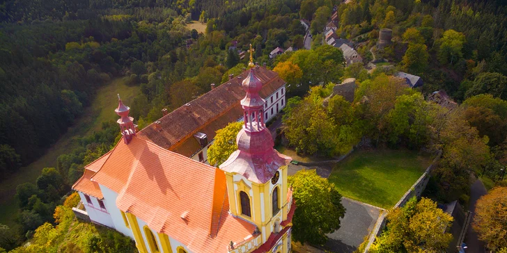 Jesenice v novém: pobyt na Křivoklátsku s all inclusive či polopenzí a sleva na relax i bowling