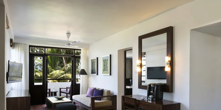4* resort na Srí Lance: 6–12 nocí, polopenze, 2 bazény, přímo na pláži