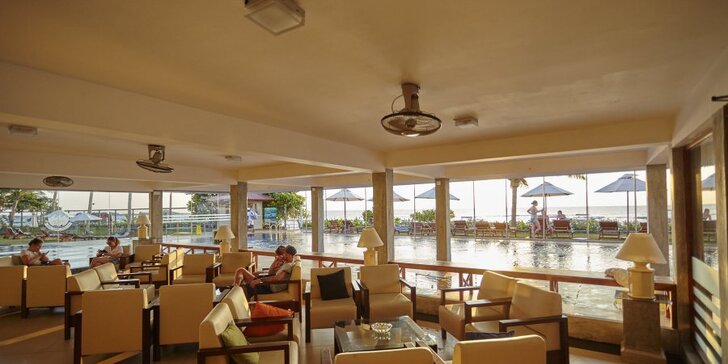3* hotel se 2 bazény na Srí Lance pro nenáročné, přímo na pláži v oblasti Hikkaduwa
