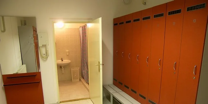 Moderní šatny tu nesmí chybět. 