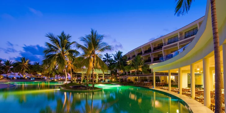 Luxusní 5* resort na Srí Lance: tropická zahrada, vířivka, posilovna