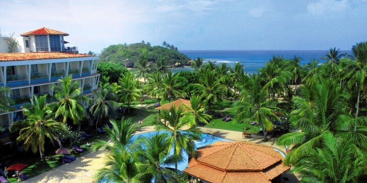 Luxusní 5* resort na Srí Lance: tropická zahrada, vířivka, posilovna