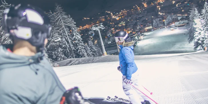 3denní lyžování v italských Dolomitech: bus, polopenze, skipas a wellness