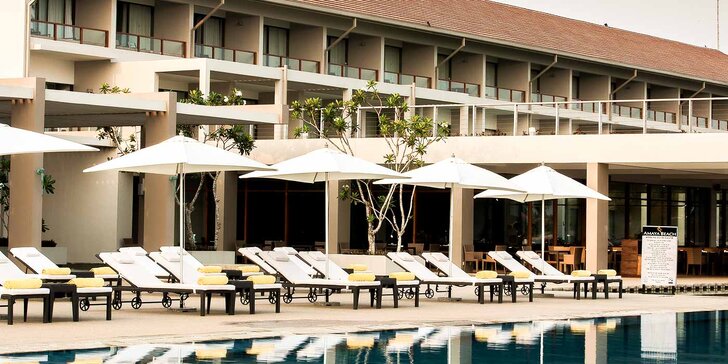 Překrásný 5* resort na Srí Lance: 8–12 nocí, bazén, 20 m od pláže