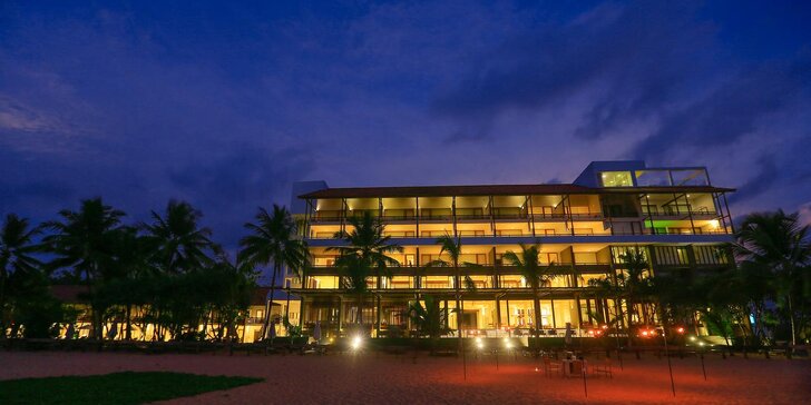 Nádherný 4* resort na Srí Lance: 6–12 nocí, polopenze, 2 bazény, na pláži